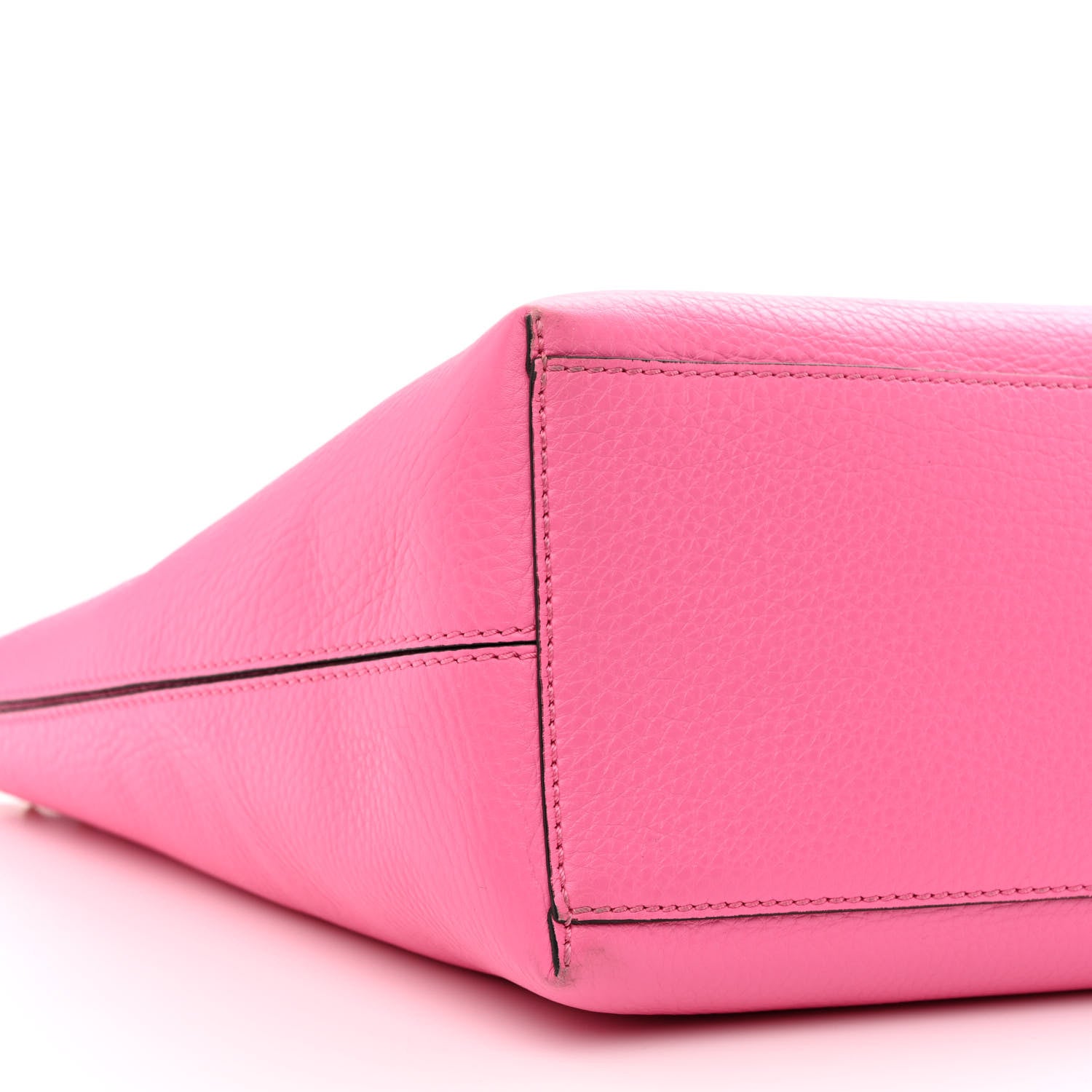 Valentino Garavani Grained Calfskin Rockstud Shoulder Tote Feminine Pink 8 of 9