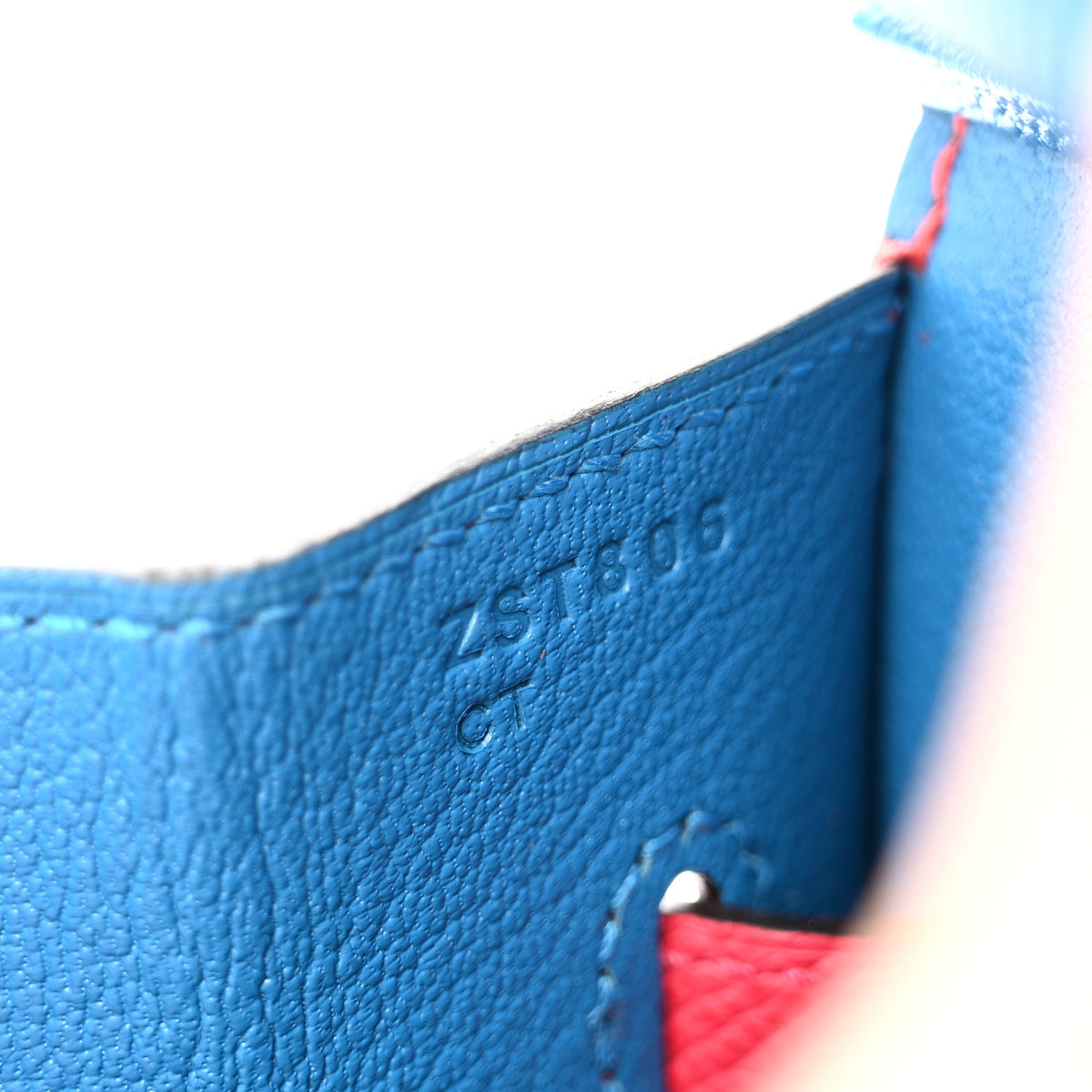 Hermes Epsom Casaque Birkin Sellier 30 Rouge Coeur Rose Extreme Bleu Zanzibar 7 of 11