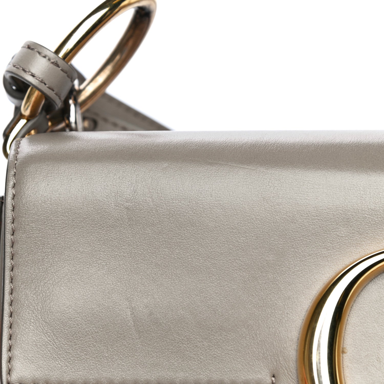 Chloe Calfskin Small C Double Carry Motty Grey 20 of 20