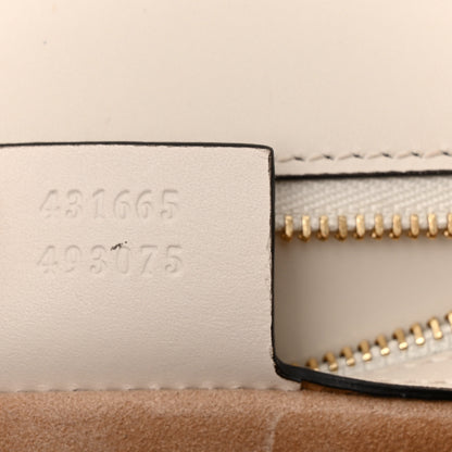 Gucci Calfskin Web Medium Sylvie Top Handle Bag White 7 of 12