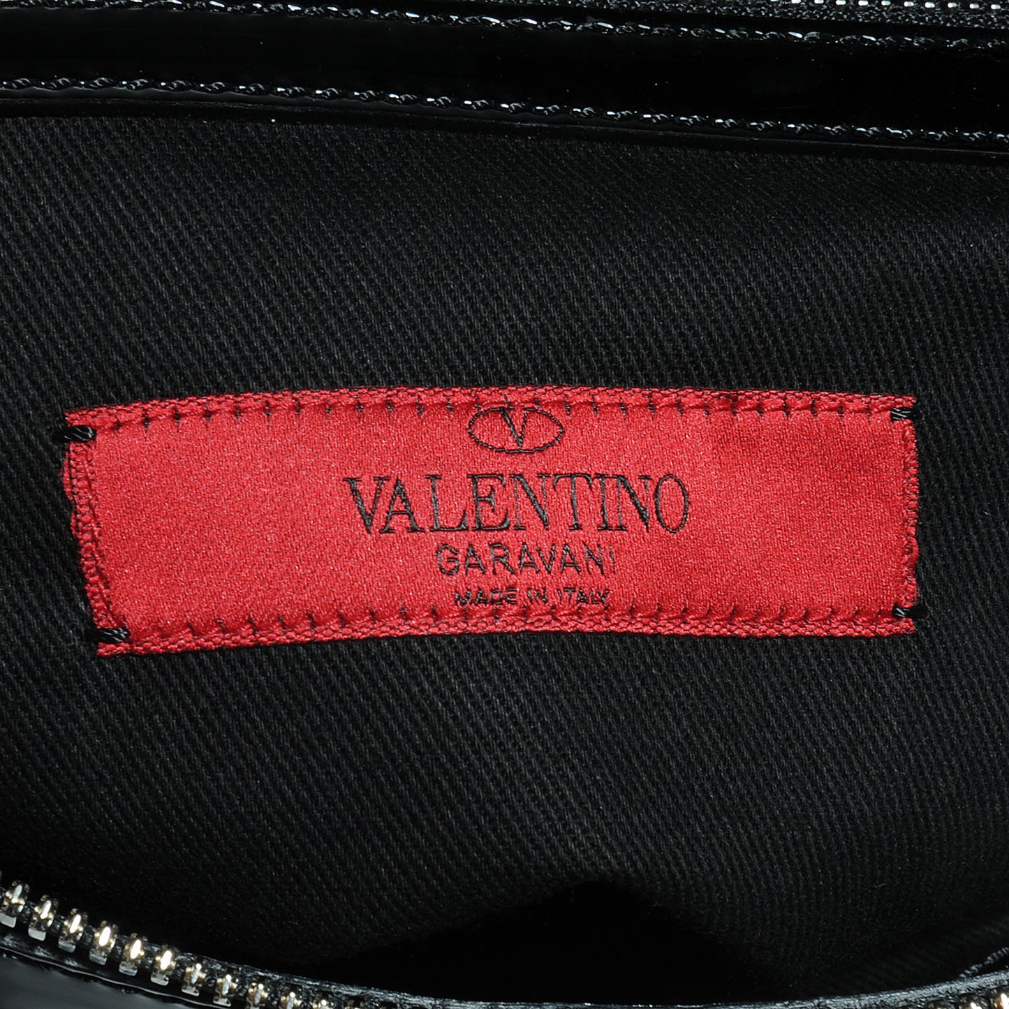 Patent Maizeon Studded Tote Black