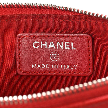 Chanel Caviar Quilted Classic iPhone Pouch Red 8 of 9