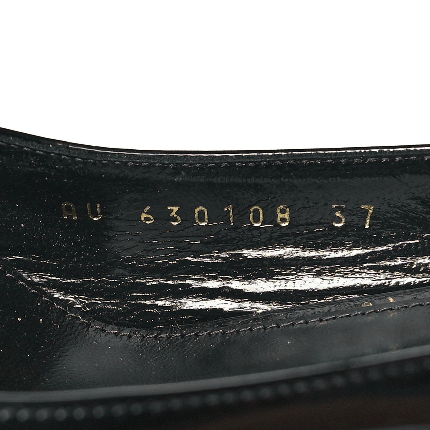 Saint Laurent Patent Opyum Slingback 3.3 Pumps 37 Black 6 of 9