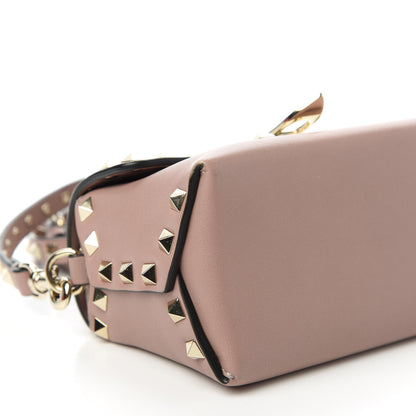 Valentino Garavani Calfskin Mini Rockstud Crossbody Bag Poudre 6 of 11