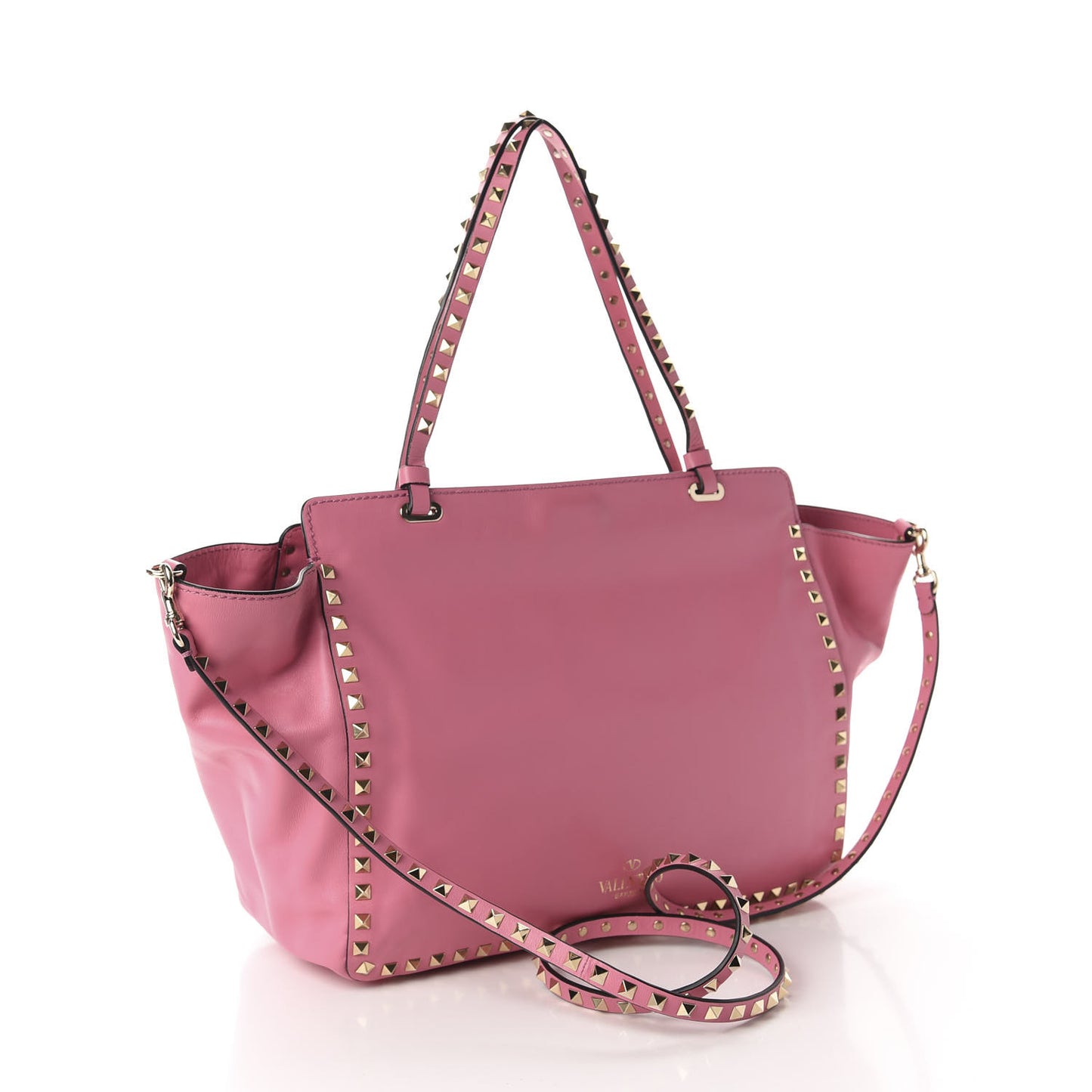 Vitello Medium Rockstud Tote Ninphea