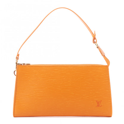 Louis Vuitton Epi Pochette Accessories 24 Mandarin 1 of 7
