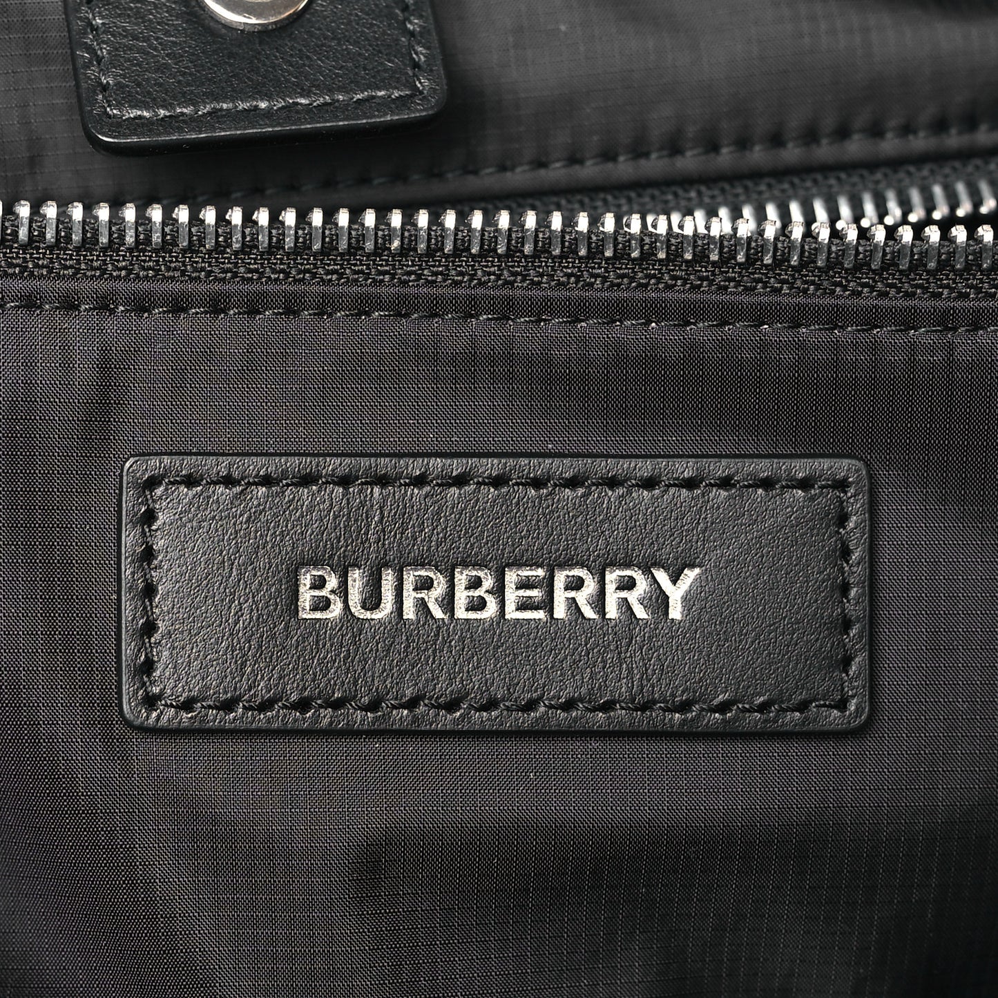 Nylon Trench Tote Black