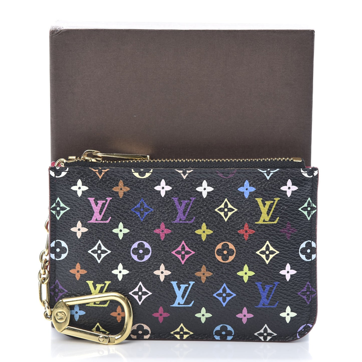 Monogram Multicolor Key Pouch Black Grenade