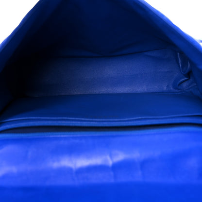 Chanel Lambskin Quilted Maxi Single Flap Blue 5 of 20