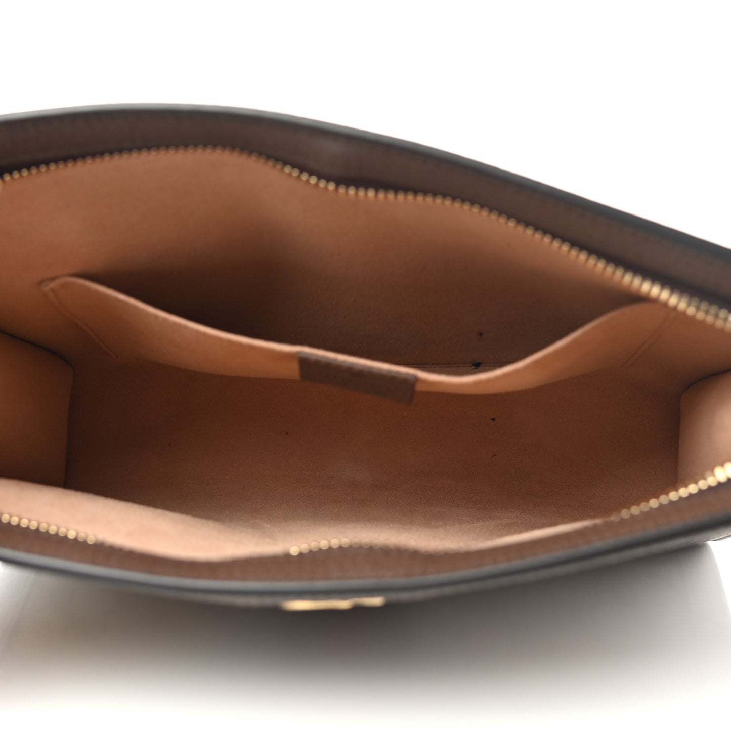 GG Supreme Monogram Web Ophidia Pouch Brown