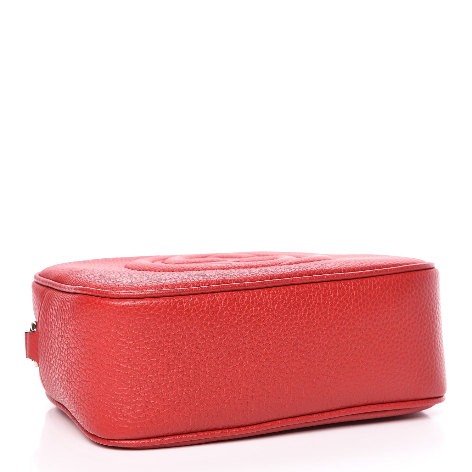 Gucci Pebbled Calfskin Small Soho Disco Bag Tabasco Red 4 of 11