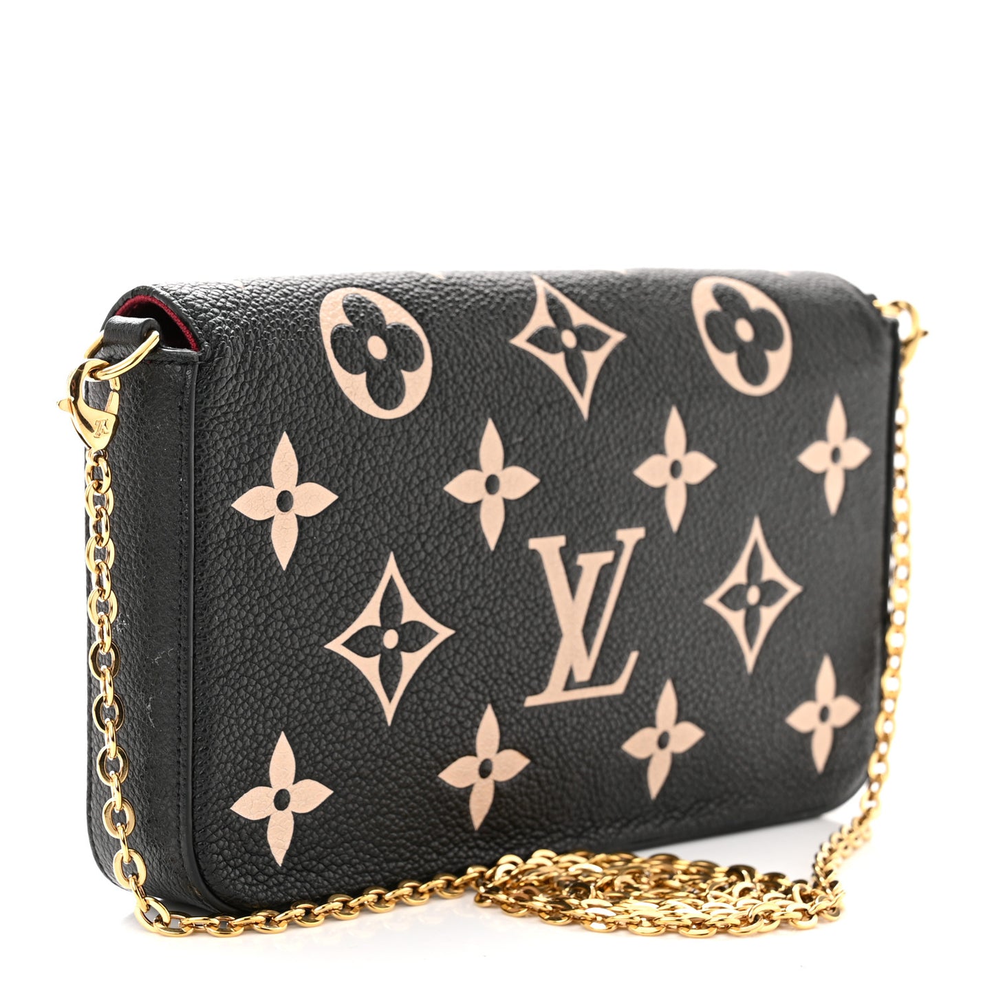 Empreinte Monogram Giant Felicie Pochette Black Beige