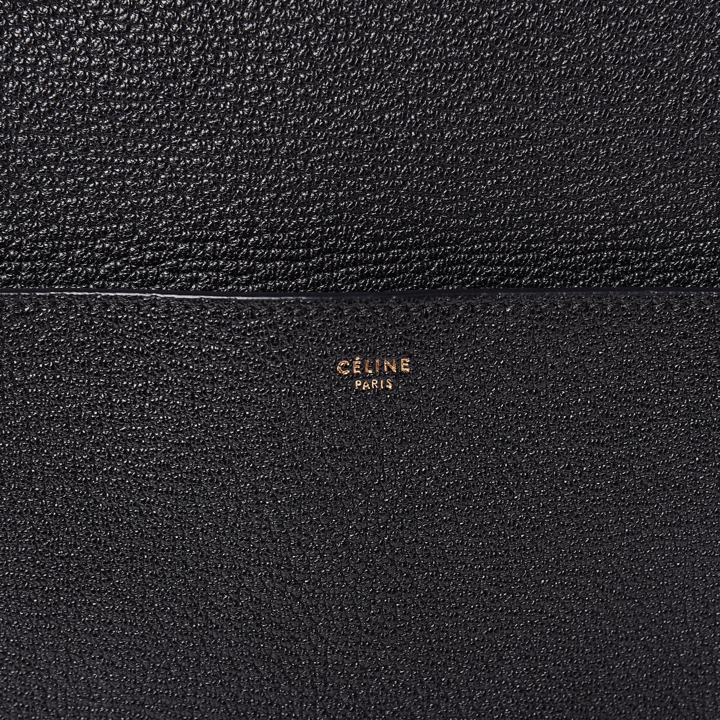 Goatskin Sangle Bucket Bag Black