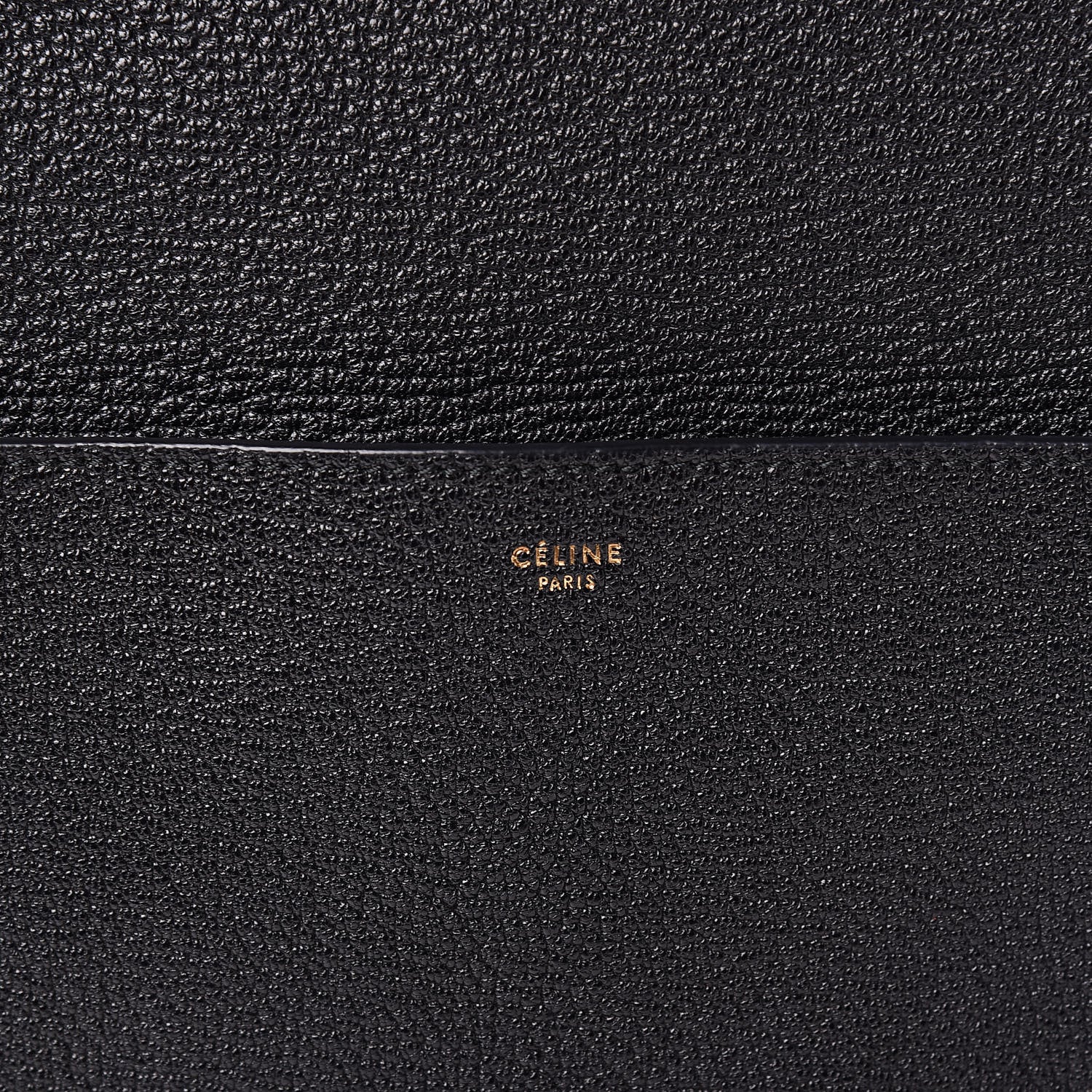 Celine Goatskin Sangle Bucket Bag Black 10 of 10