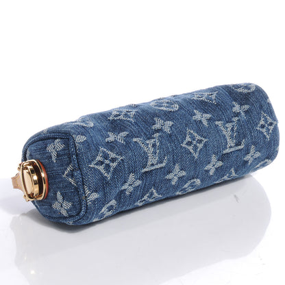 Louis Vuitton Denim Speedy GM Pochette Case 4 of 8