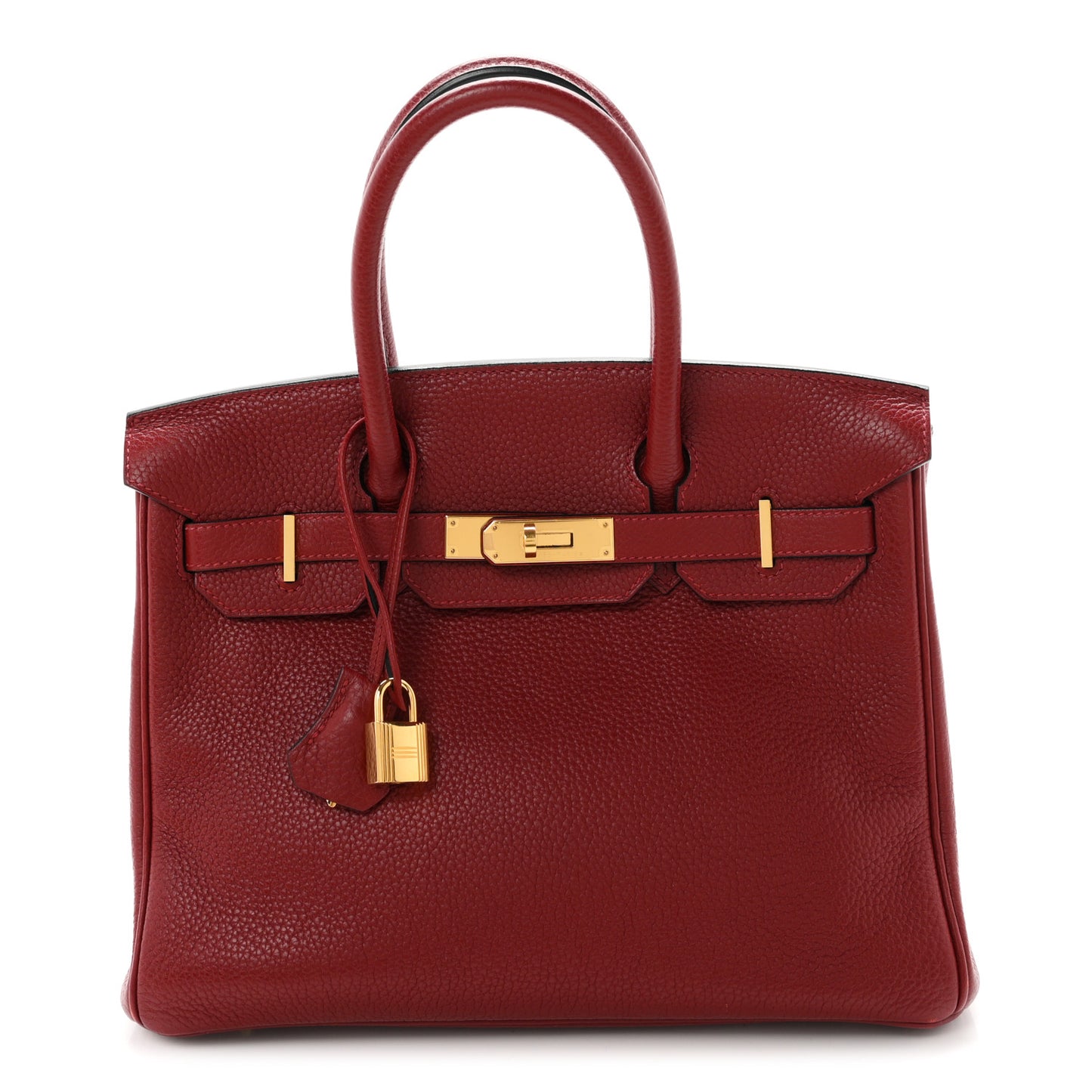 Taurillon Clemence Birkin 30 Rouge H