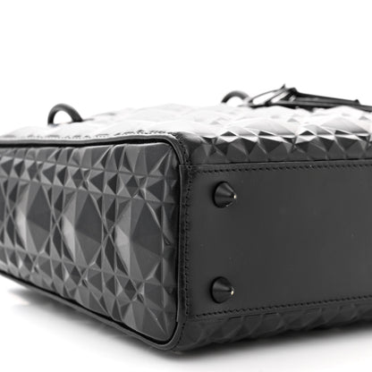 Christian Dior Calfskin Cannage Diamond Small My ABCDior Lady Dior Black 9 of 11