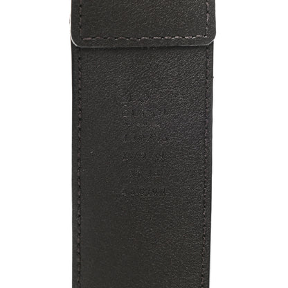 Gucci Monogram Belt 95 38 Dark Brown 3 of 8