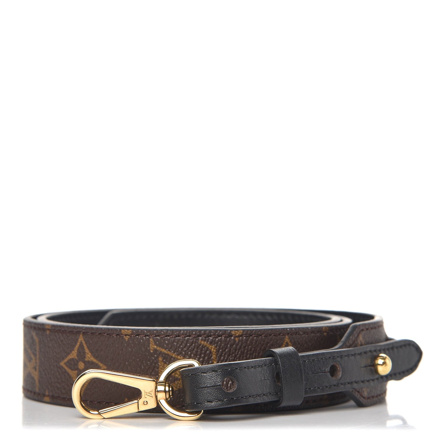 Louis Vuitton Monogram Bandouliere Shoulder Strap XL Black 1 of 5