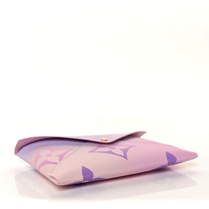 Louis Vuitton Monogram Giant Spring In The City Kirigami Pochette Set Sunrise Pastel Sunset Kaki 5 of 10