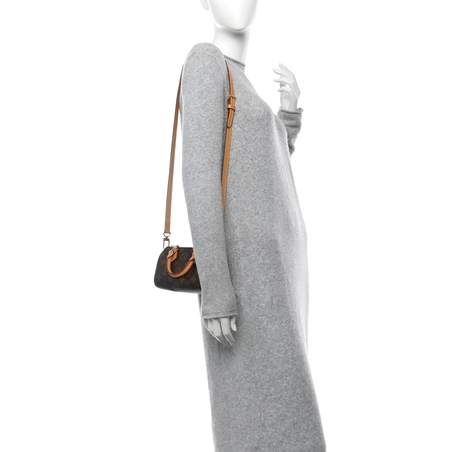 Louis Vuitton Monogram Nano Speedy Bandouliere 2 of 10