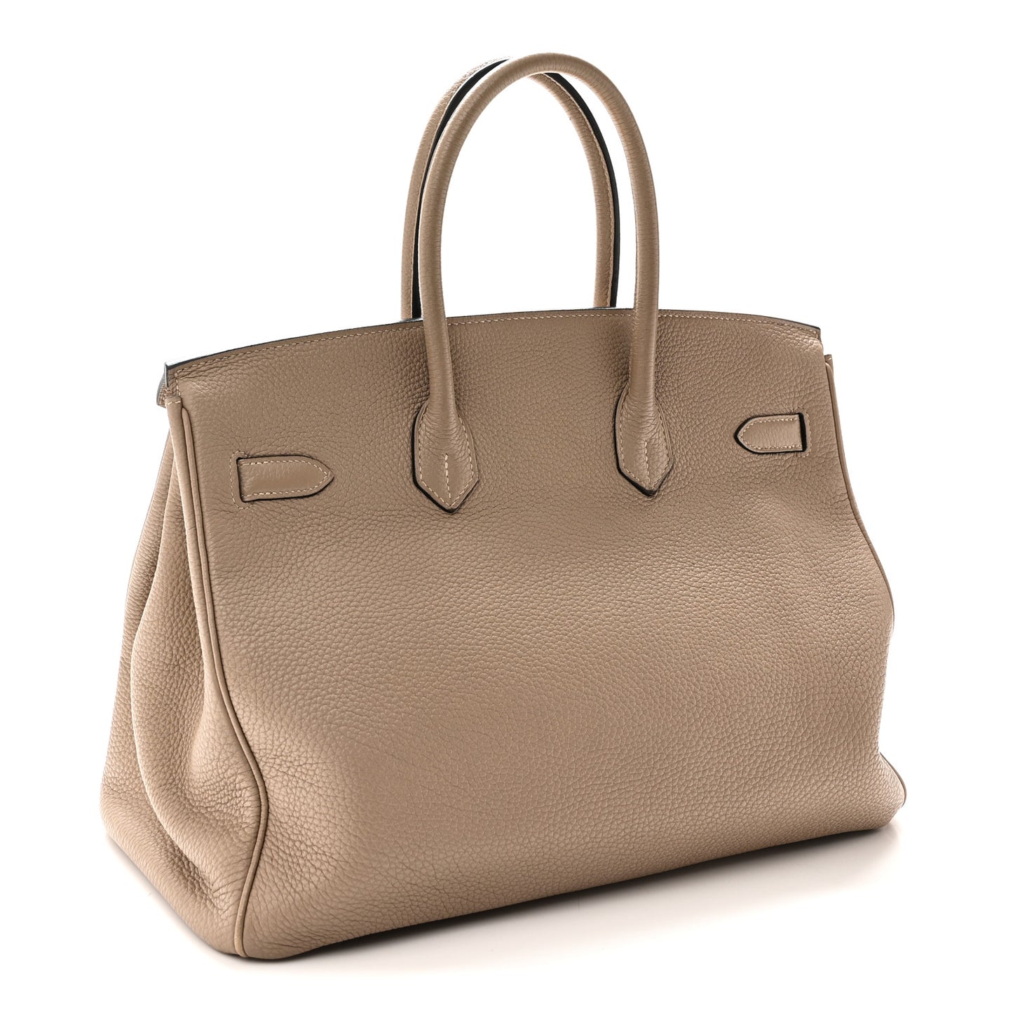 Taurillon Clemence Birkin 35 Gris Tourterelle