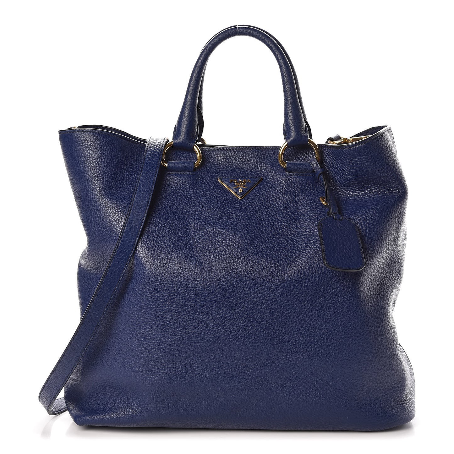 Vitello Daino Shopping Tote Inchiostro