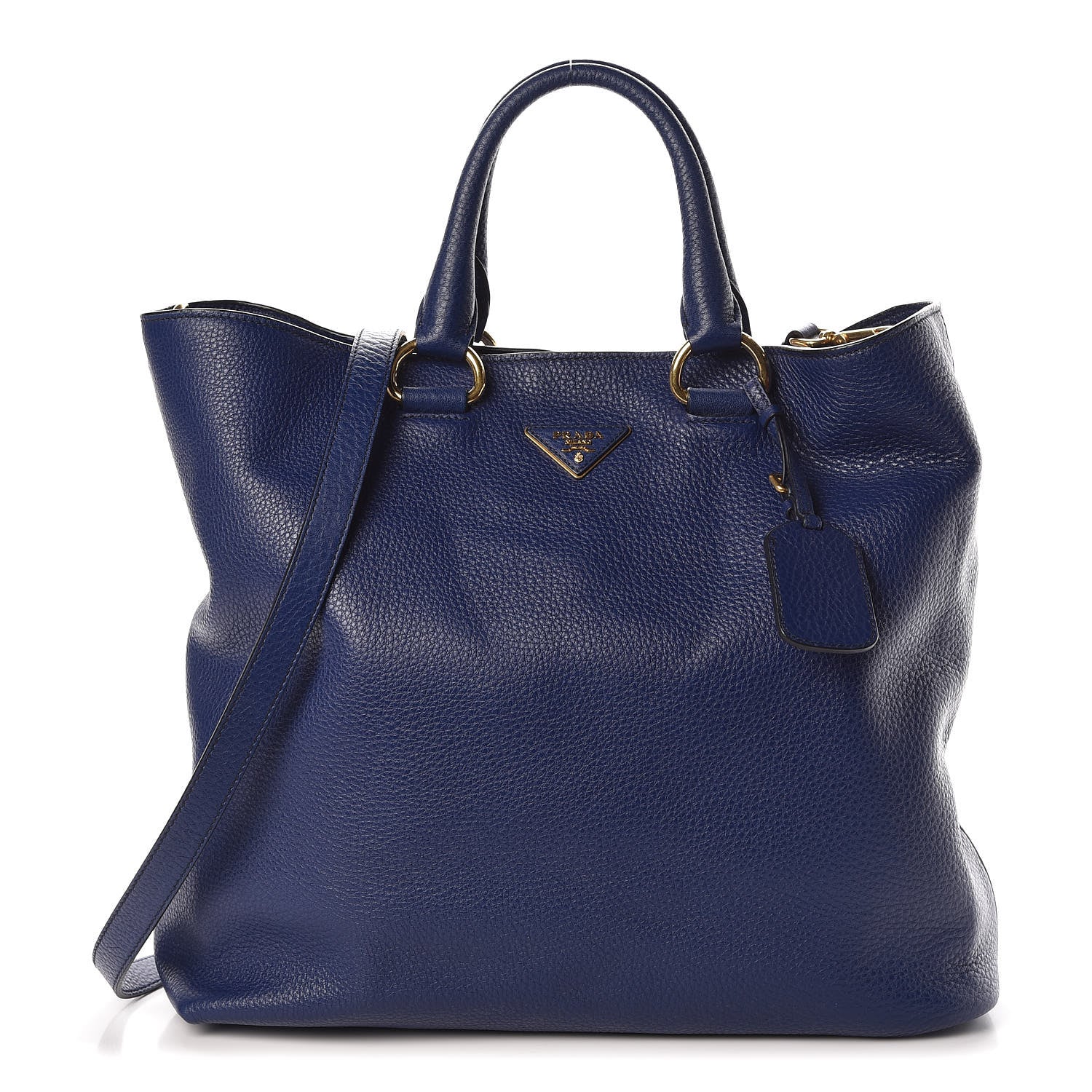 Prada Vitello Daino Shopping Tote Inchiostro 1 of 7