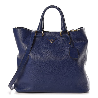 Prada Vitello Daino Shopping Tote Inchiostro 1 of 7
