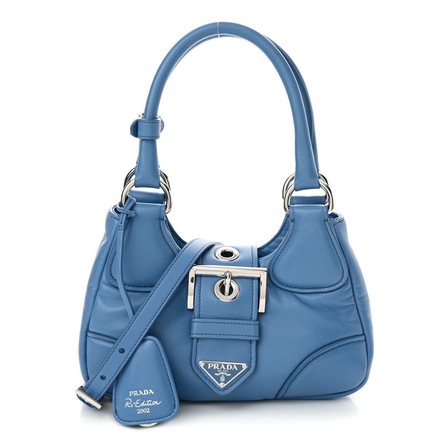 Prada Nappa Soft Padded Re-Edition 2002 Moon Bag Onda 1 of 10