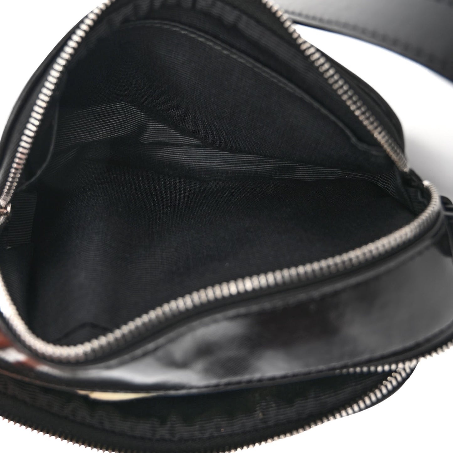 Coated Canvas Horseferry Print Micro Camera Bag Black
