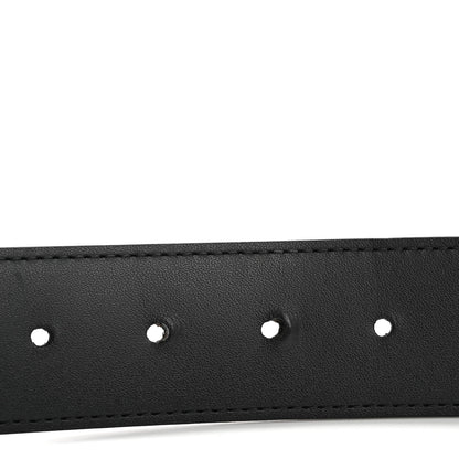 Louis Vuitton Monogram Eclipse Taigarama 40mm LV Initiales Reversible Belt 90 36 Black 4 of 6