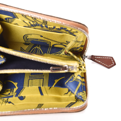 Hermes Epsom Silk'in Compact Wallet Gold 5 of 9