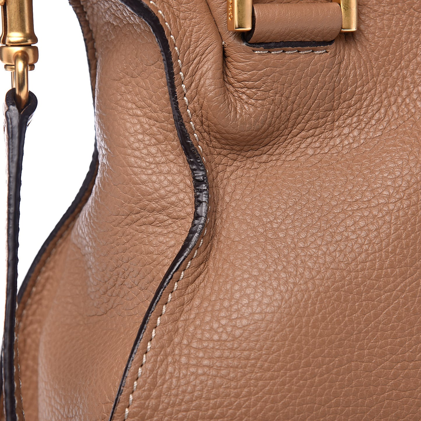 Calfskin Medium Marcie Satchel Nut