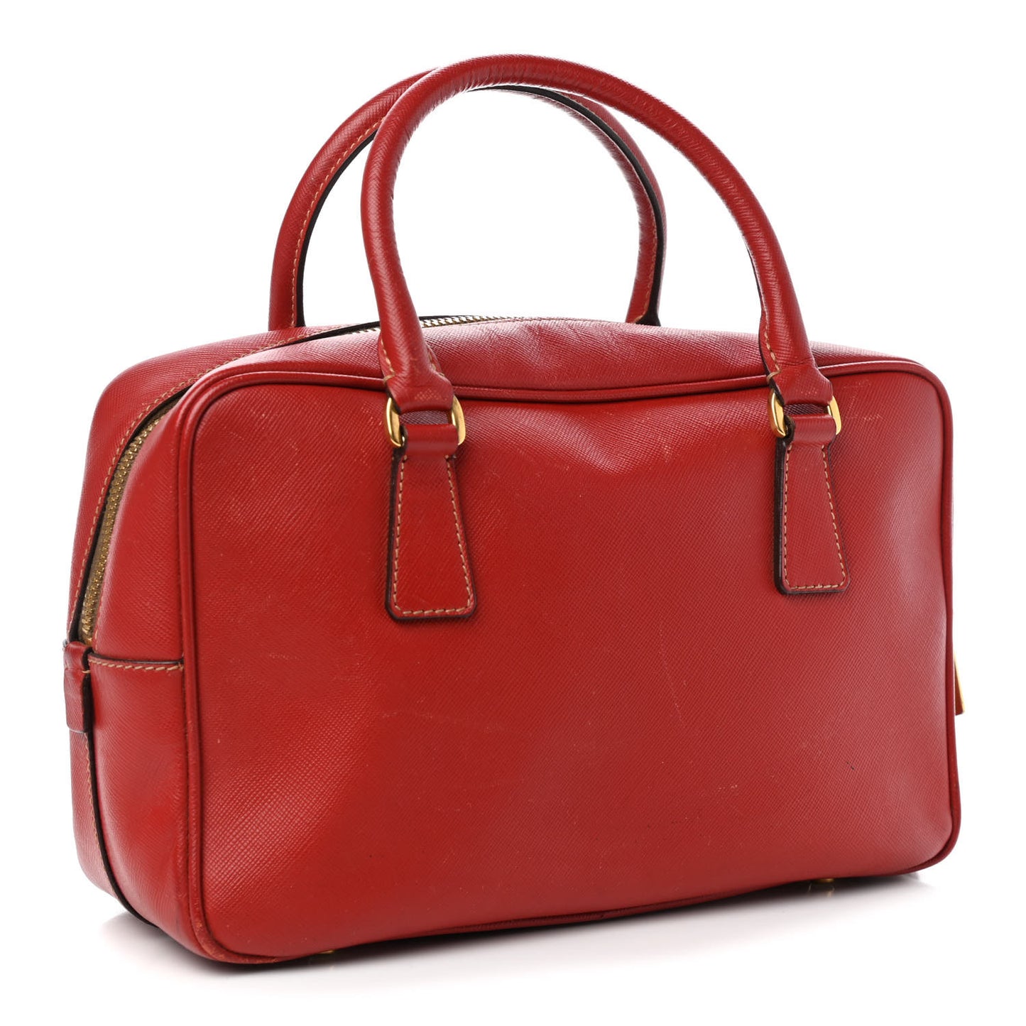 Saffiano Lux Bowler Fuoco