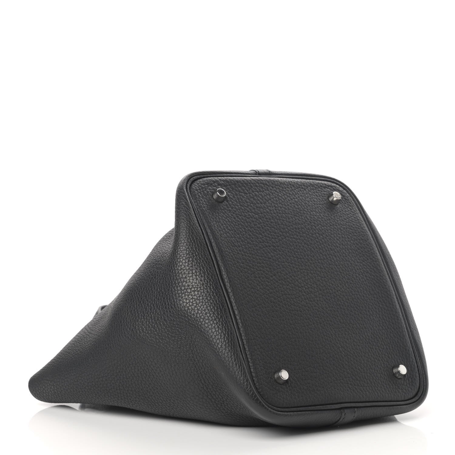 Hermes Taurillon Clemence Picotin Lock 22 MM Black 3 of 11