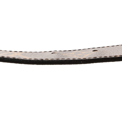 Louis Vuitton Calfskin Monogram 30mm LV Initiales Reversible Belt 80 32 Rose Ballerine 7 of 7