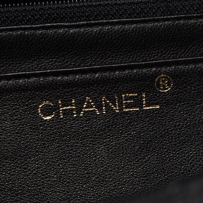 Chanel Caviar Quilted Jumbo Kelly Flap Black 6 of 8