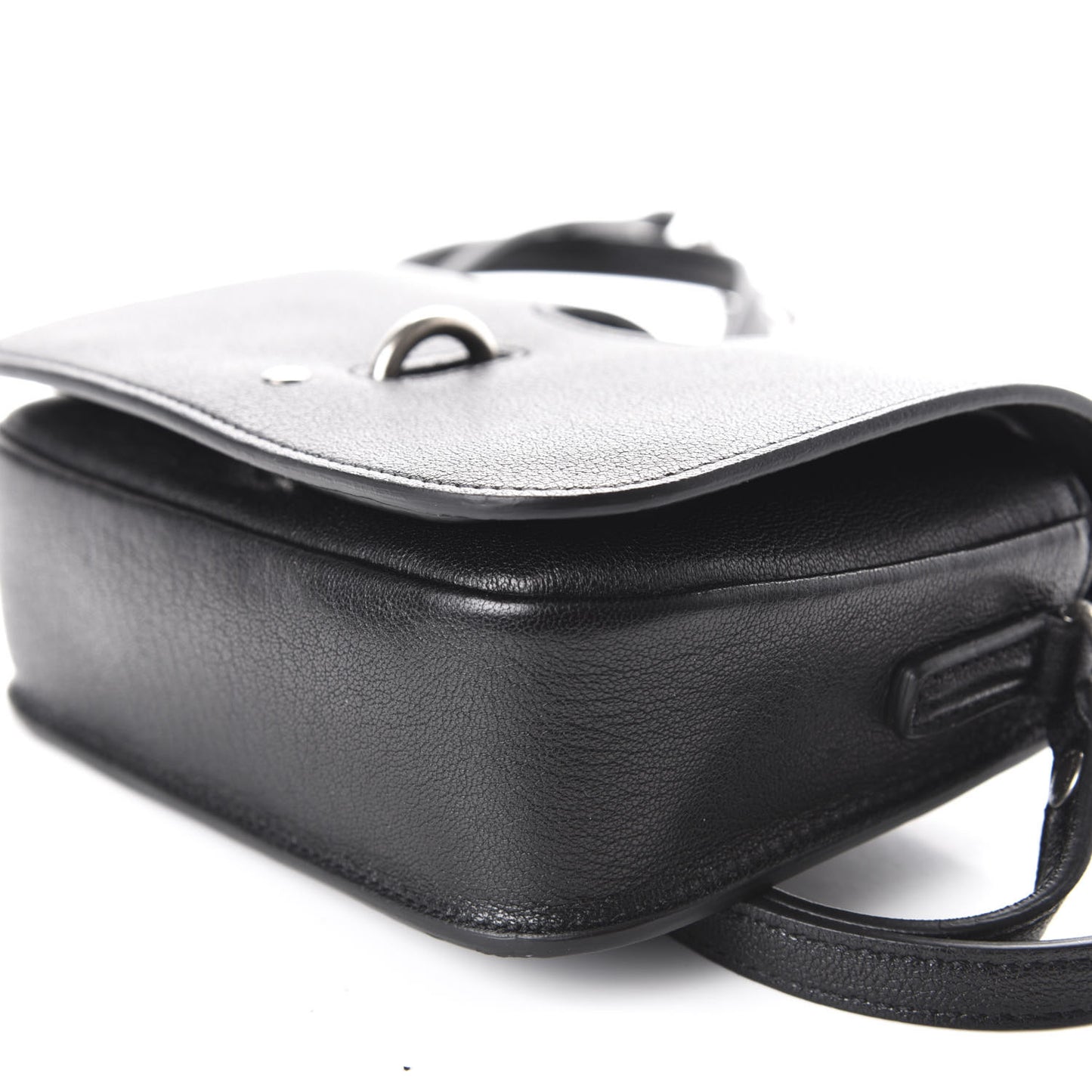 Lambskin Toy Charlotte Messenger Bag Black