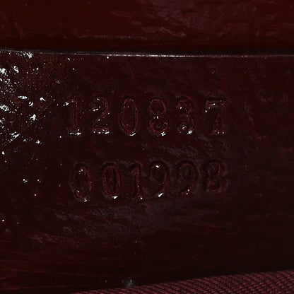 Gucci Monogram Medium Eclipse Tote Red 7 of 12