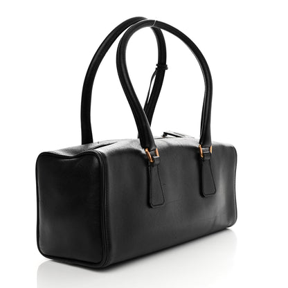 Prada Saffiano Rectangular Shoulder Bag Black 3 of 13