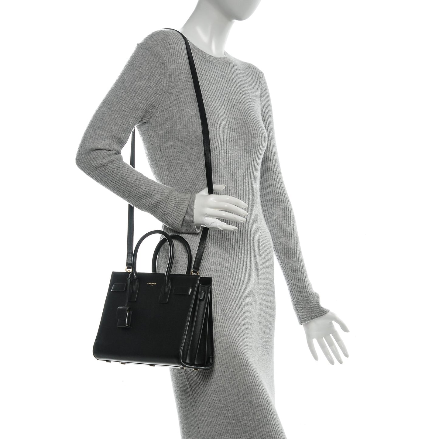Calfskin Baby Sac De Jour Black