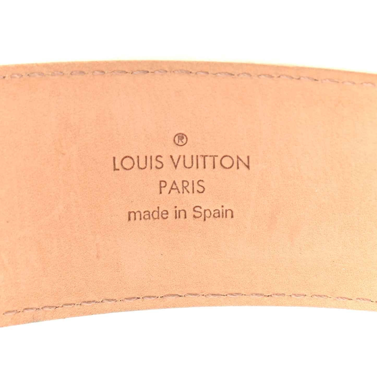 Damier Azur LV Initiales Belt 80 32