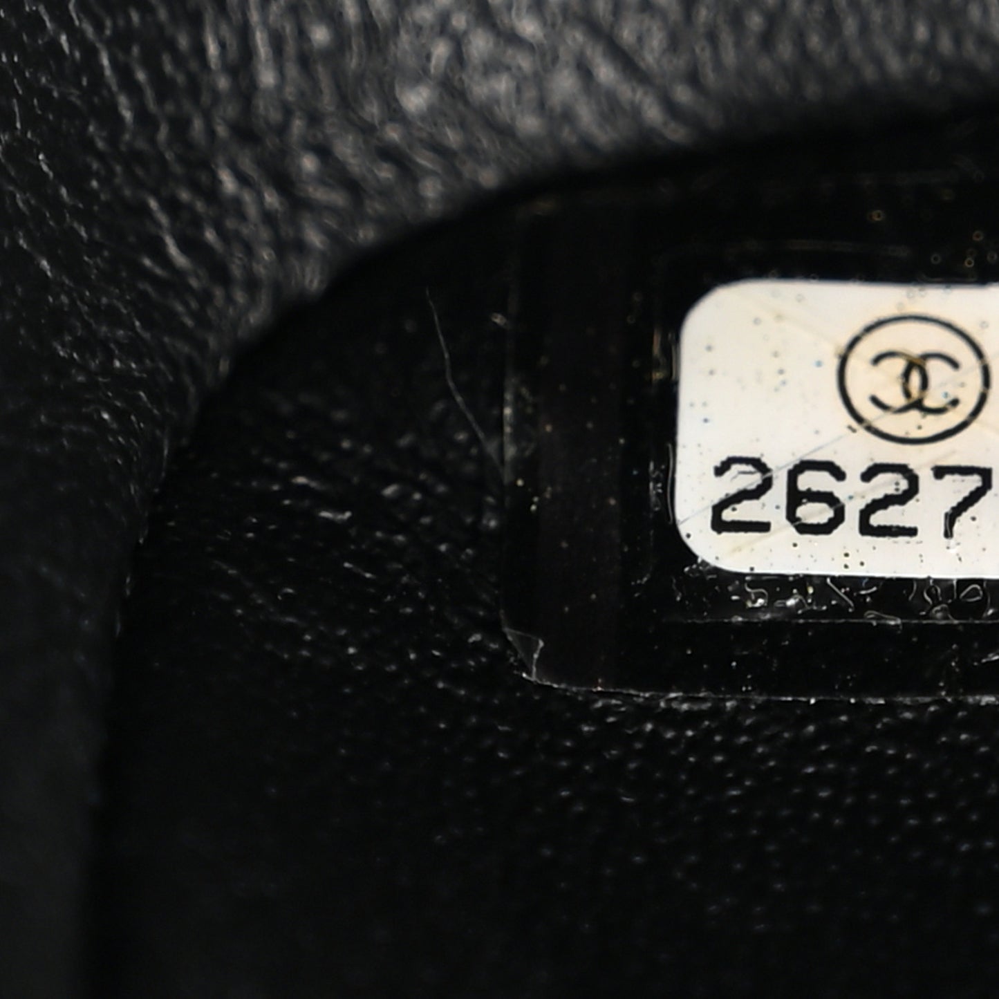 Caviar Quilted Mini Square Flap Black