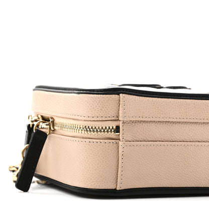 Chanel Caviar Quilted Small CC Filigree Vanity Case Beige Black 9 of 11