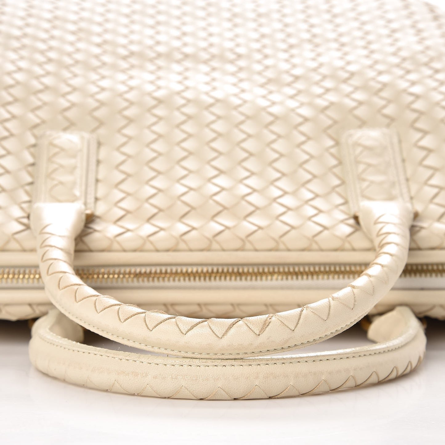 Nappa Intrecciato Frame Tote Colonial