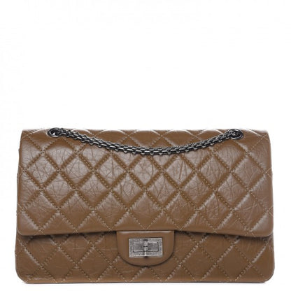 Chanel Aged Calfskin Quilted 2.55 Reissue 227 Flap Brown 1 of 8