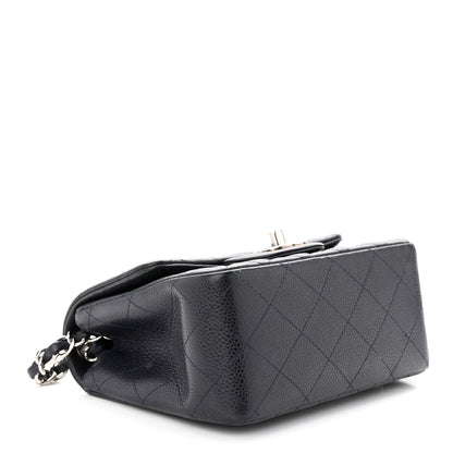 Chanel Caviar Quilted Mini Square Flap Navy 4 of 12