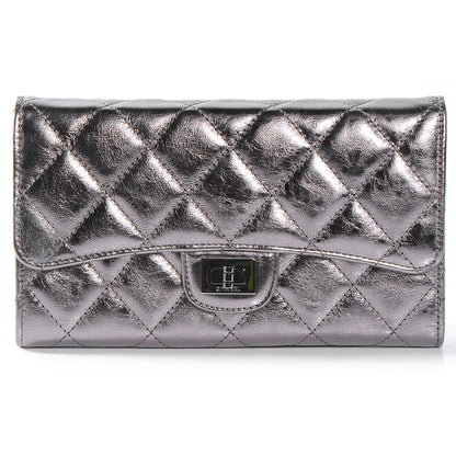 Chanel Lambskin Mademoiselle Reissue Wallet Metallic 1 of 7
