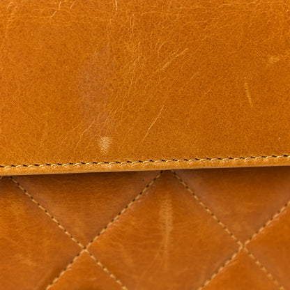 Chanel Glazed Calfskin Quilted Medium Perfect Edge Flap Yellow 22 of 32